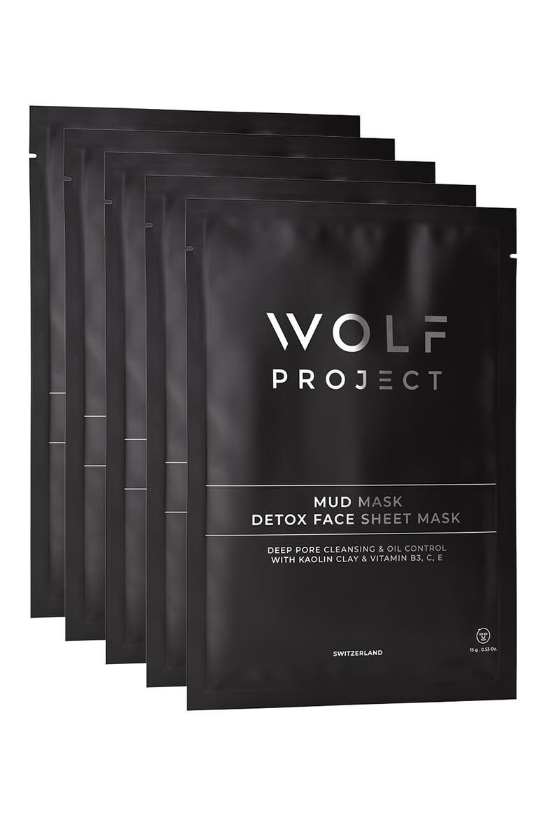 Detox Mud Face Mask, Main, color, BLACK