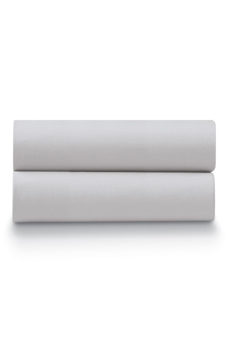 300 Thread Count Cotton Percale Pillow Case - Set of 2, Main, color, GRAY
