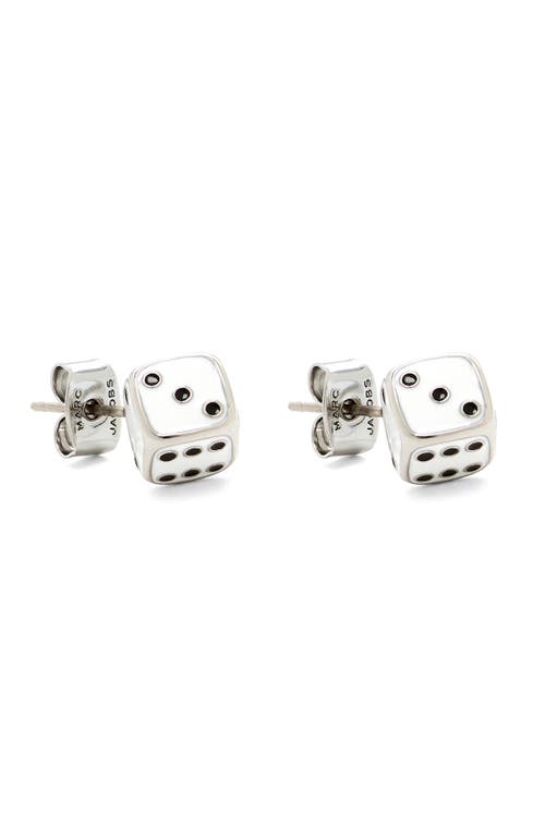 Marc Jacobs Dice Stud Earrings In Multi