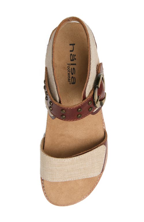 Halsa Footwear Hälsa Footwear Bari Sandal In Cognac/natural