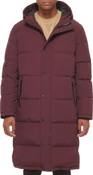 DKNY Zip Front Longline Puffer