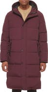 DKNY Zip Front Longline Puffer