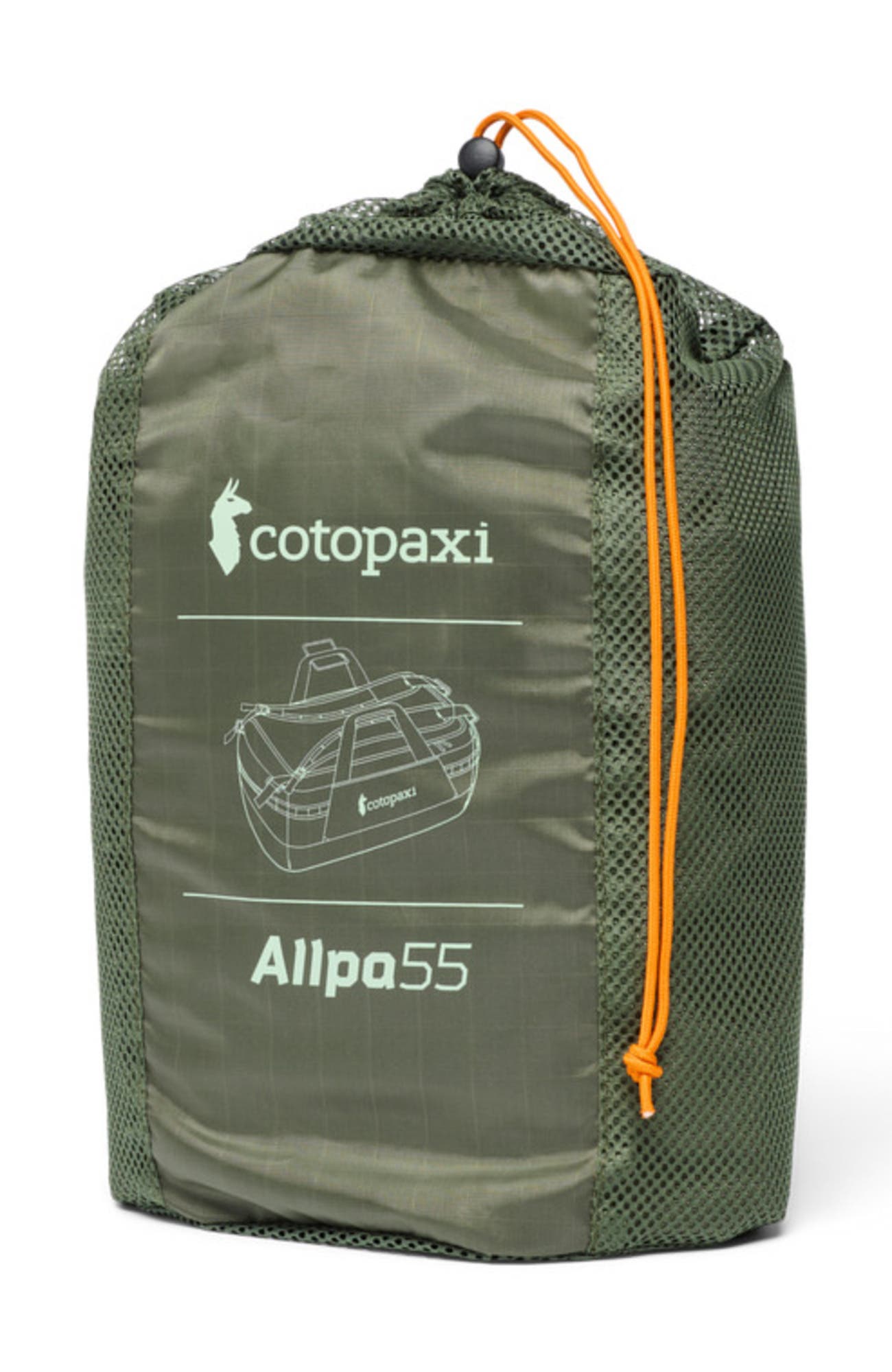 Cotopaxi Allpa Getaway 55L Duffel, Alternate, color, Fatigue