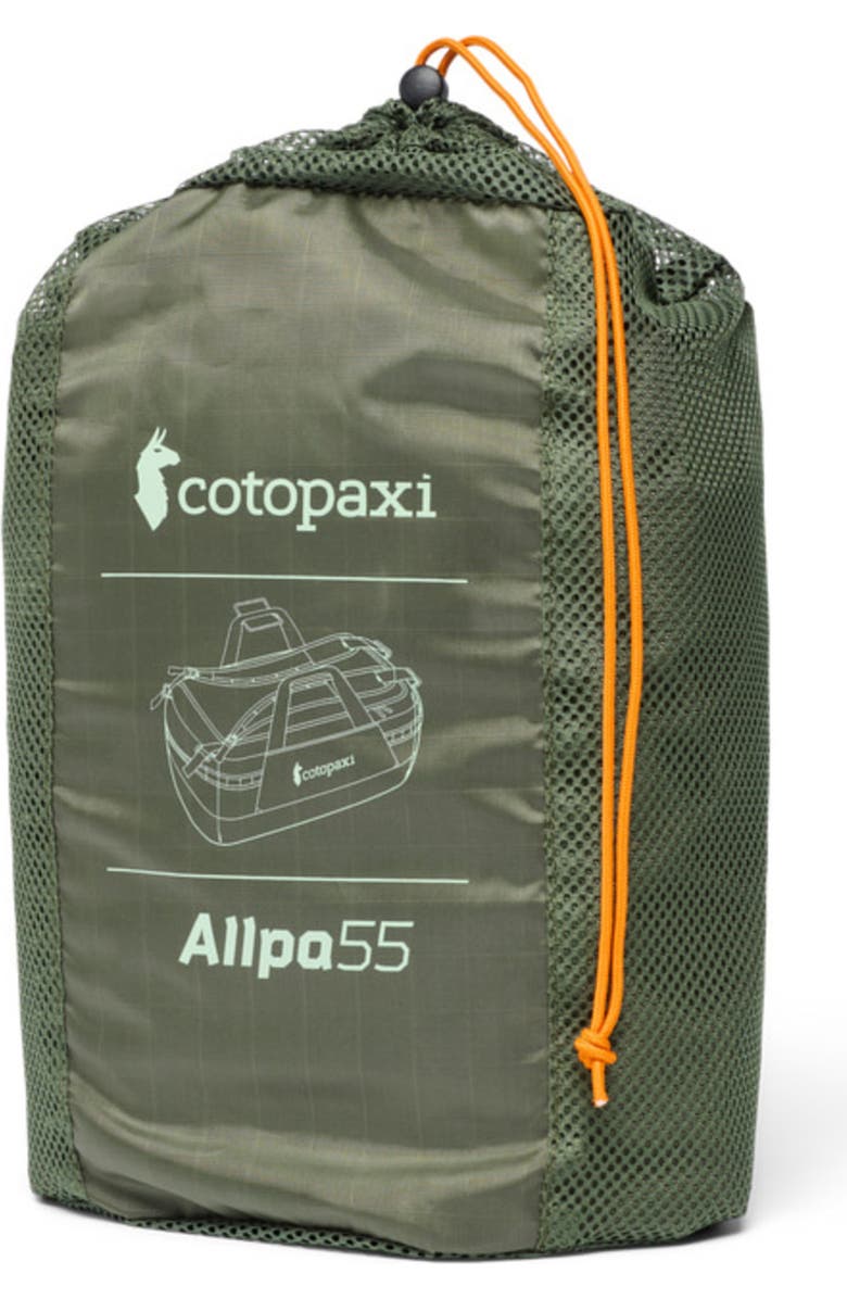 Cotopaxi Allpa Getaway 55L Duffel, Alternate, color, Fatigue