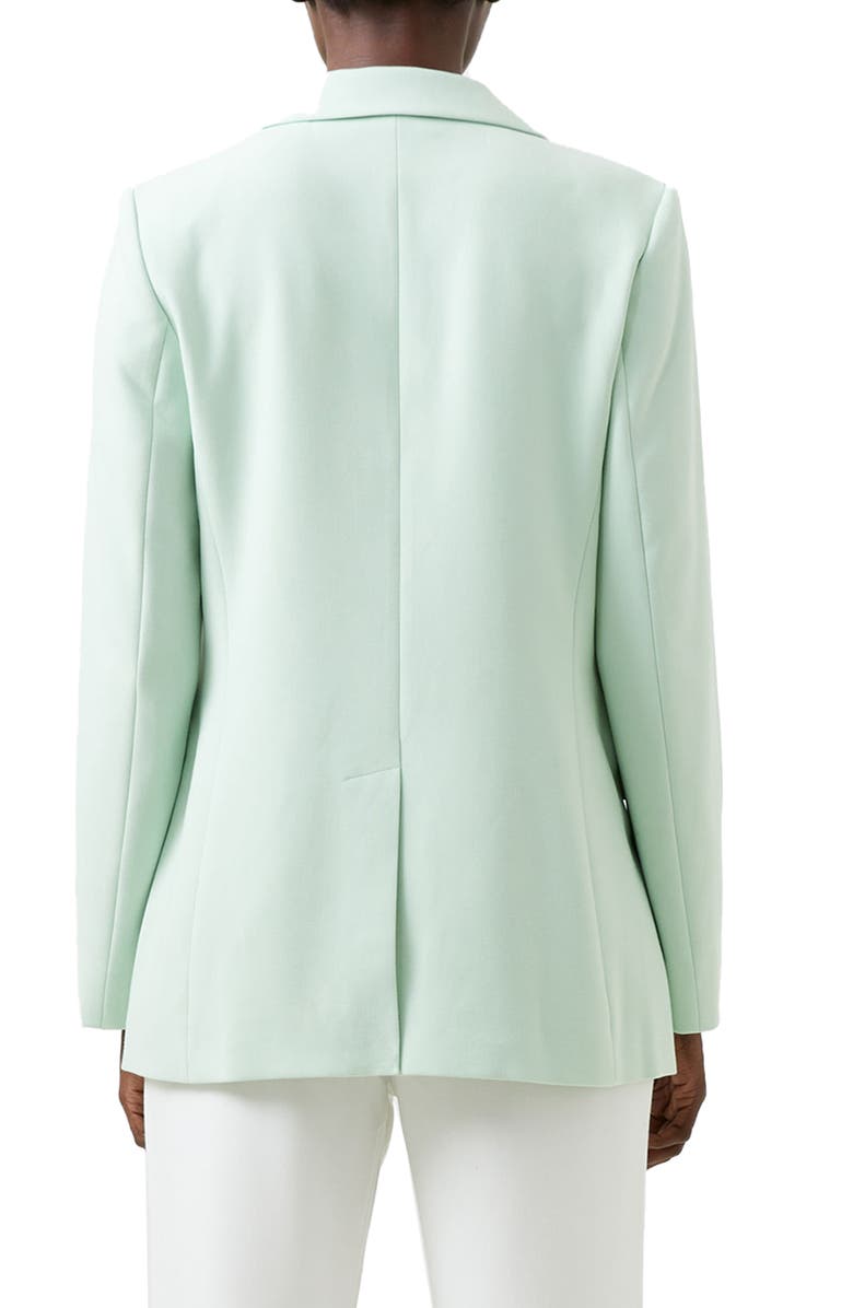French Connection Whisper Single Breasted Blazer, Alternate, color, Subtle Green