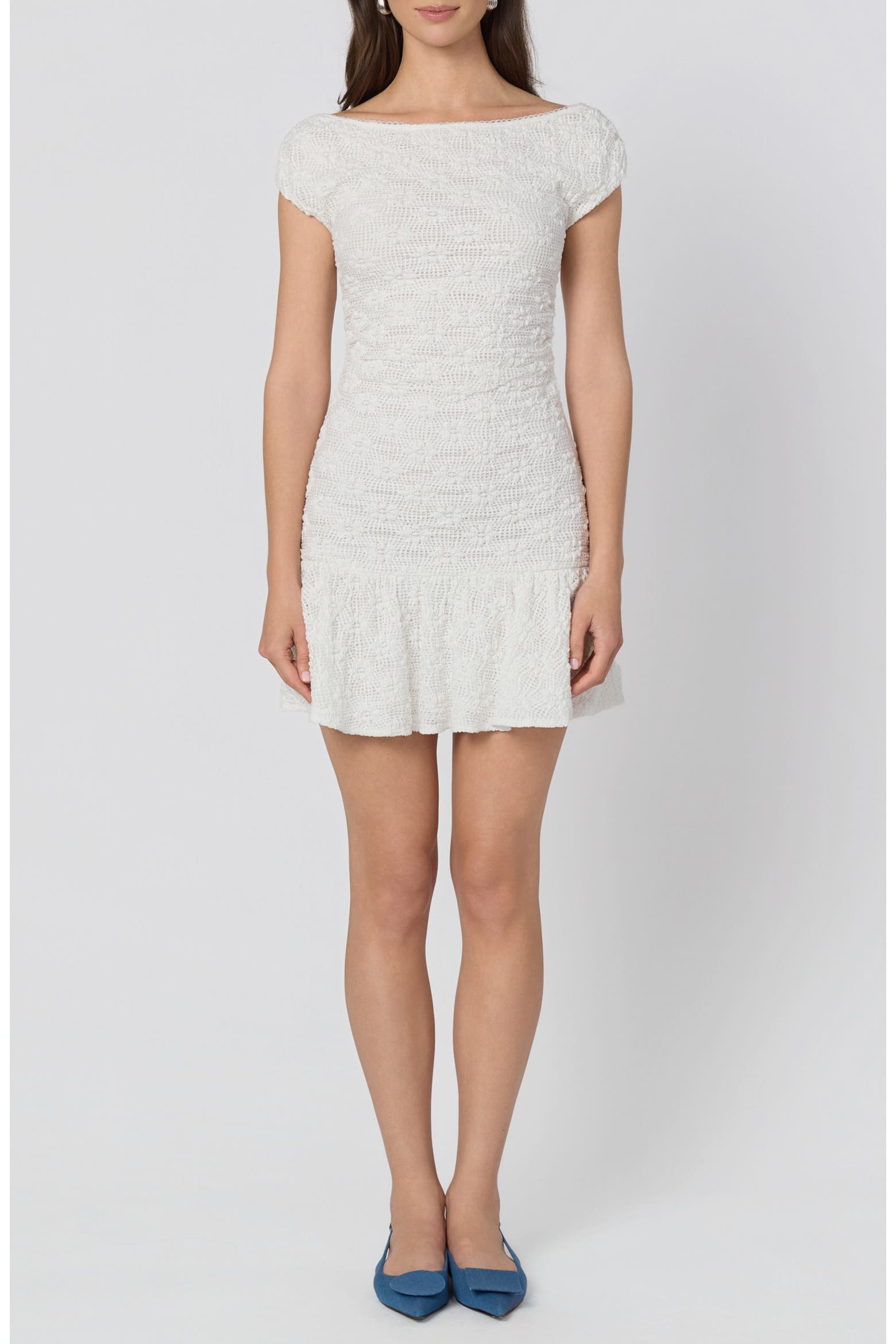 Lacy Rack ASTR the Label Jolene Lacy Minidress (Women) | Nordstromrack