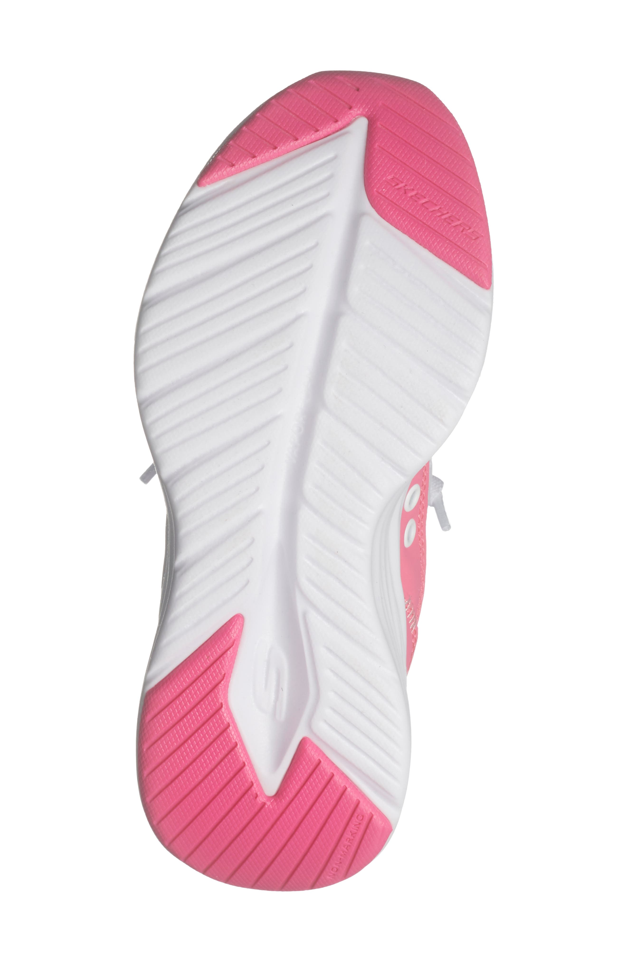 Kids' Contour Foam Sneaker, Alternate, color, WHITE/PINK