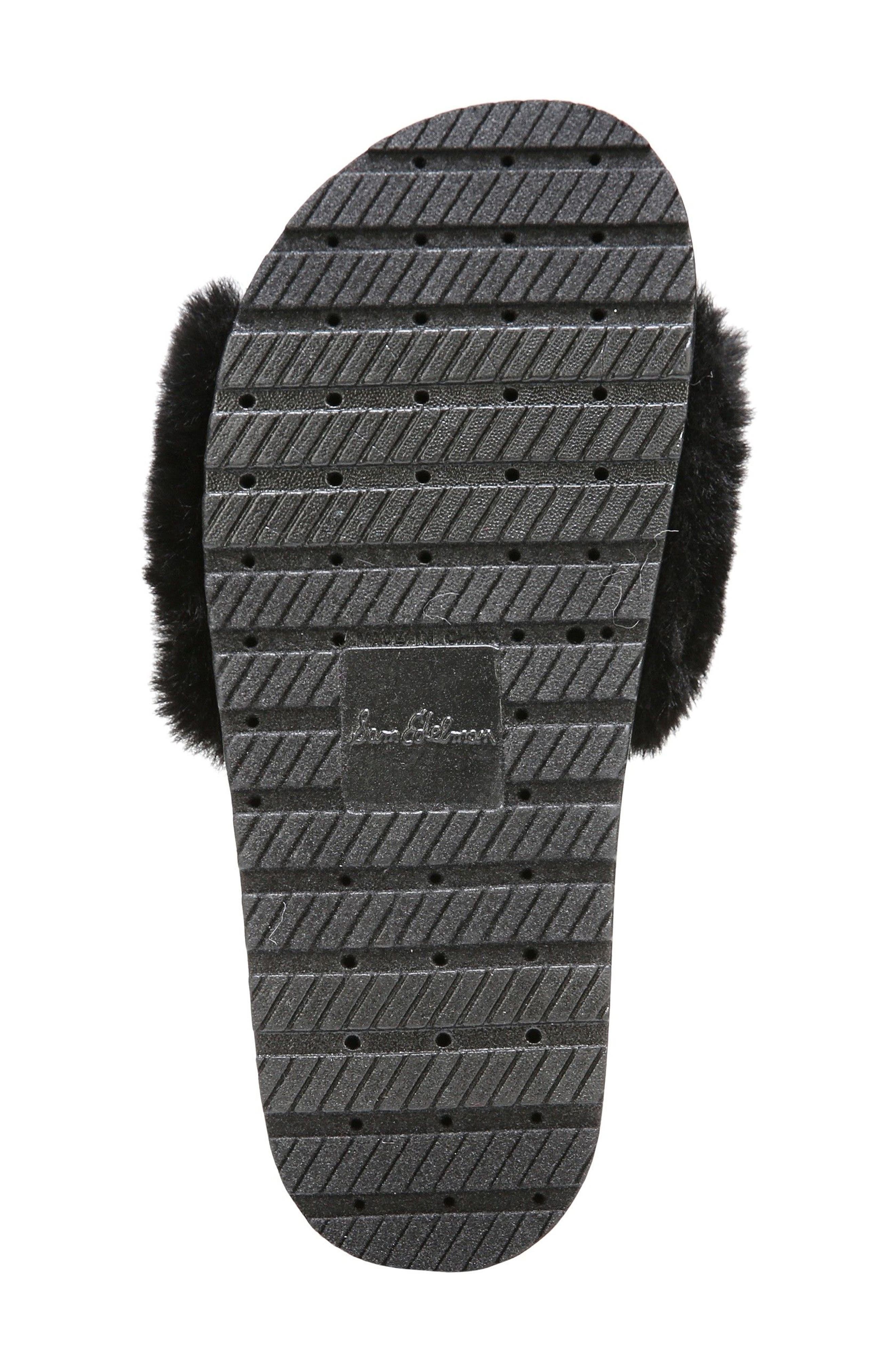 Sam Edelman Blaire Faux Fur Platform Slide Sandal, Alternate, color, 
