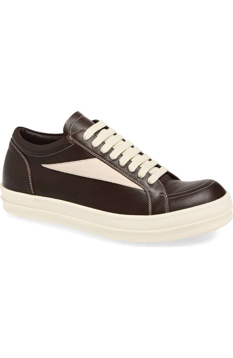Rick Owens Vintage Sneaks Sneaker, Main, color, Macassar/ Milk/ Milk