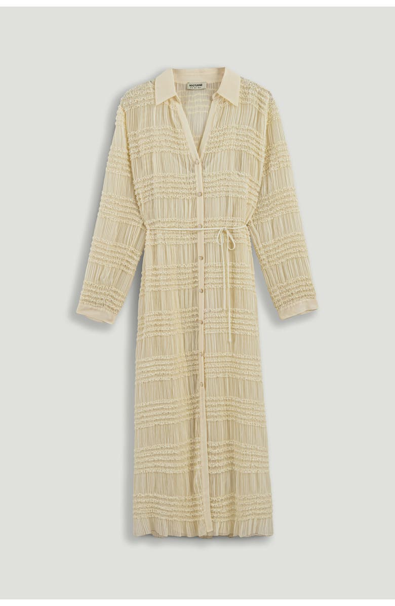 Nocturne Ruffle Detailed Maxi Dress, Alternate, color, Ivory