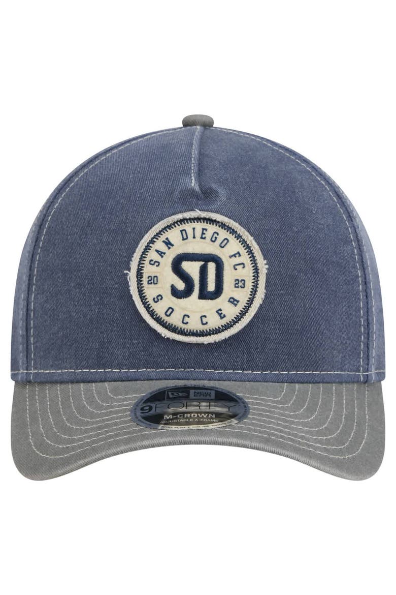 Men's New Era  Navy San Diego FC Jersey Hook 9FORTY Adjustable Hat, Alternate, color, Navy