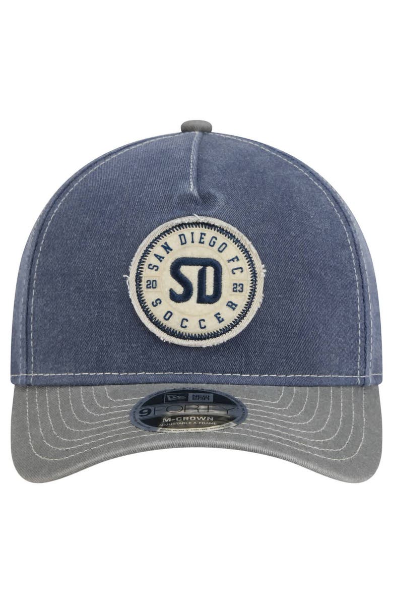 New Era Men's New Era Navy San Diego FC Jersey Hook 9FORTY Adjustable Hat, Alternate, color, Navy