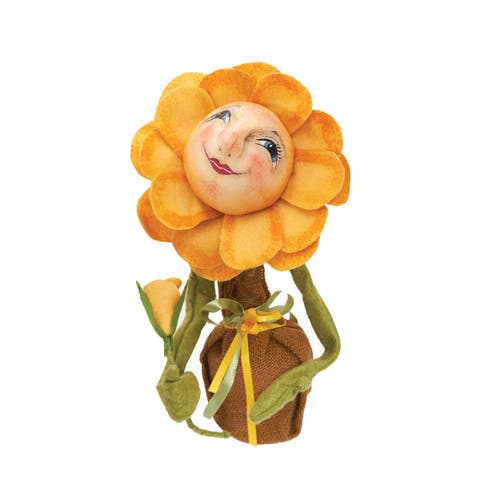 Buttercup Sunflower Gathered Traditions Joe Spencer Table Sitter Figurine
