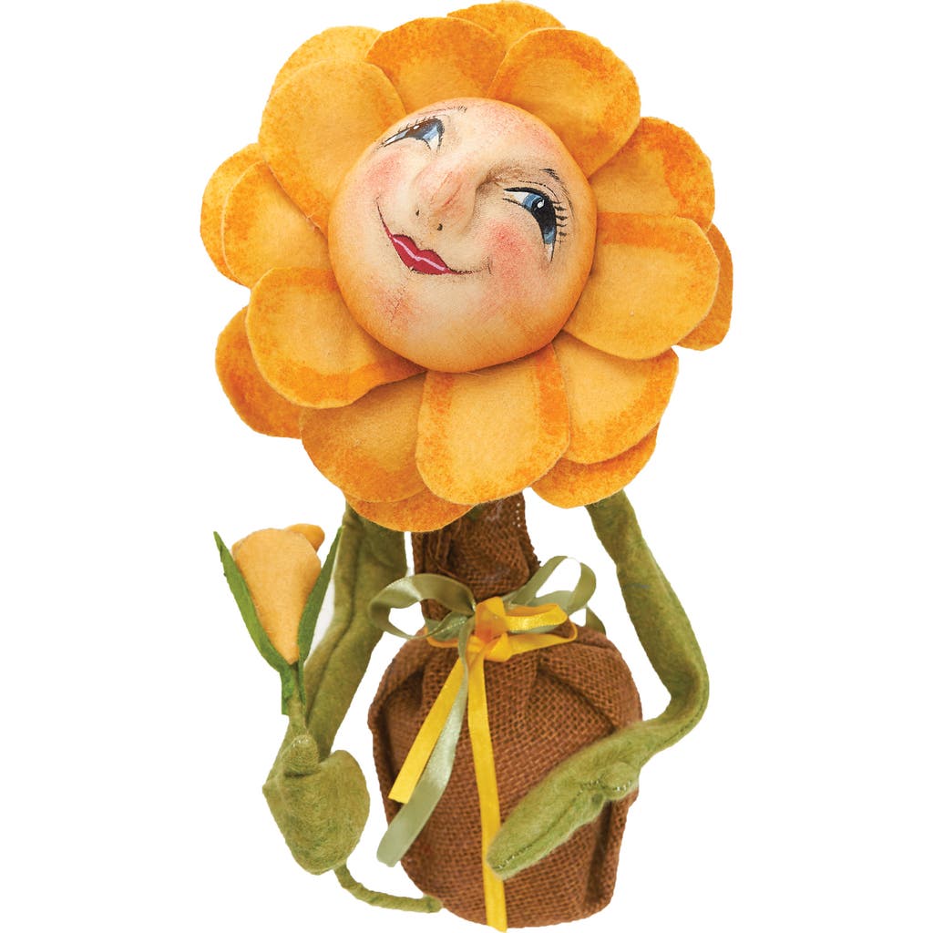 Gallerie Ii Buttercup Sunflower Gathered Traditions Joe Spencer Table Sitter Figurine In Multi