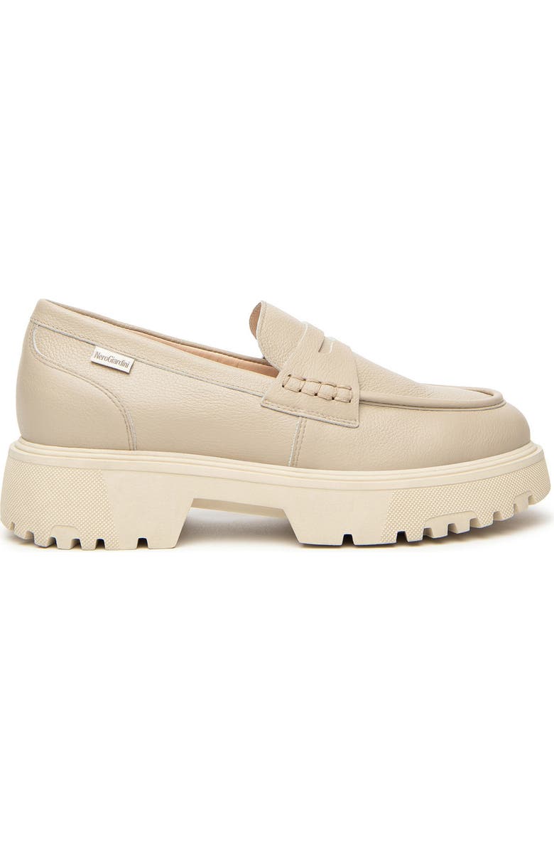 NeroGiardini Lug Sole Platform Loafer, Alternate, color,