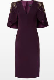 Jenny Packham Zeya Sequin-Embellished Midi Dress