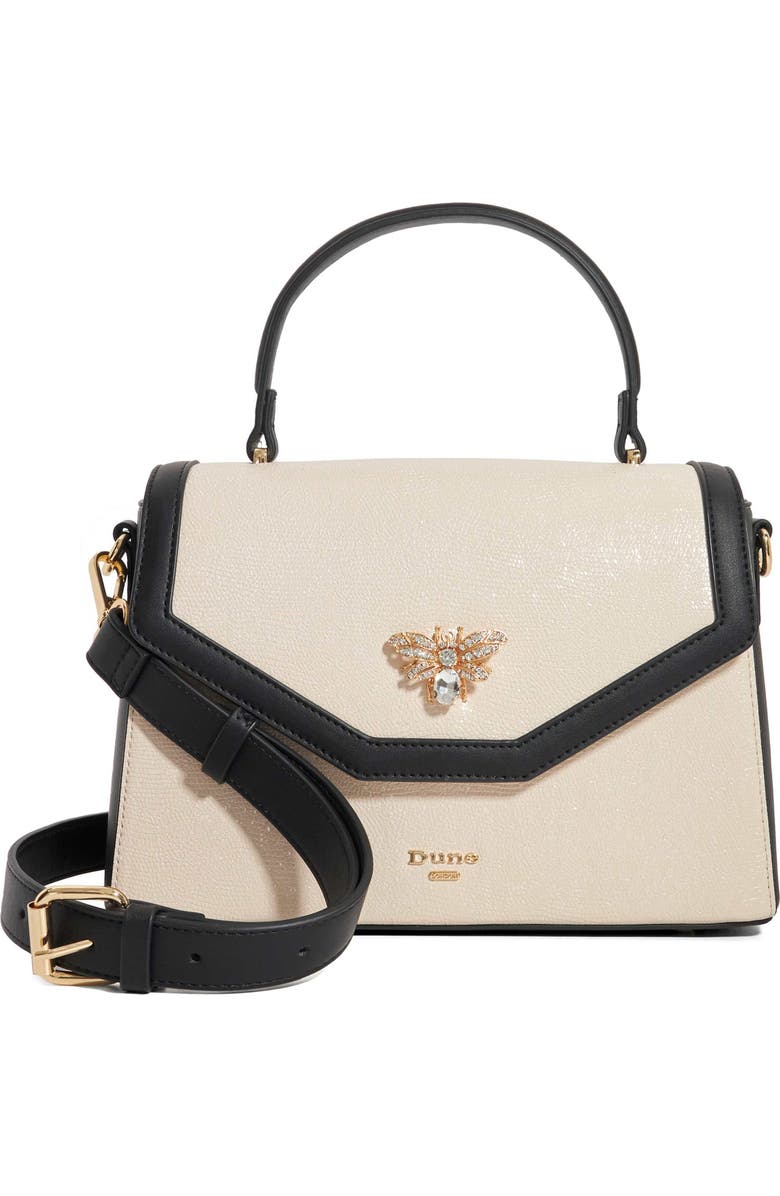 Dune London Deebug Top Handle Satchel, Main, color,