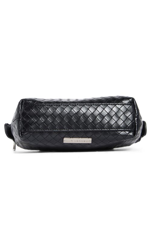 Madden Girl Mini Woven Tote In Black