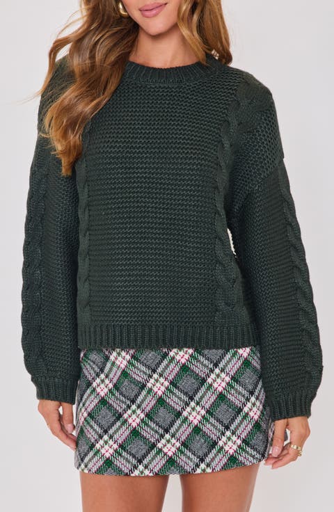 Pinecrest Cable Stitch Crewneck Sweater