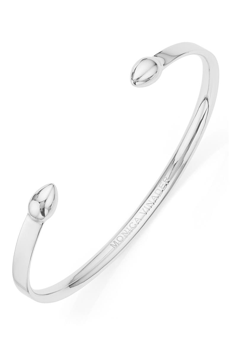 Fiji Bud Cuff, Main, color, SILVER
