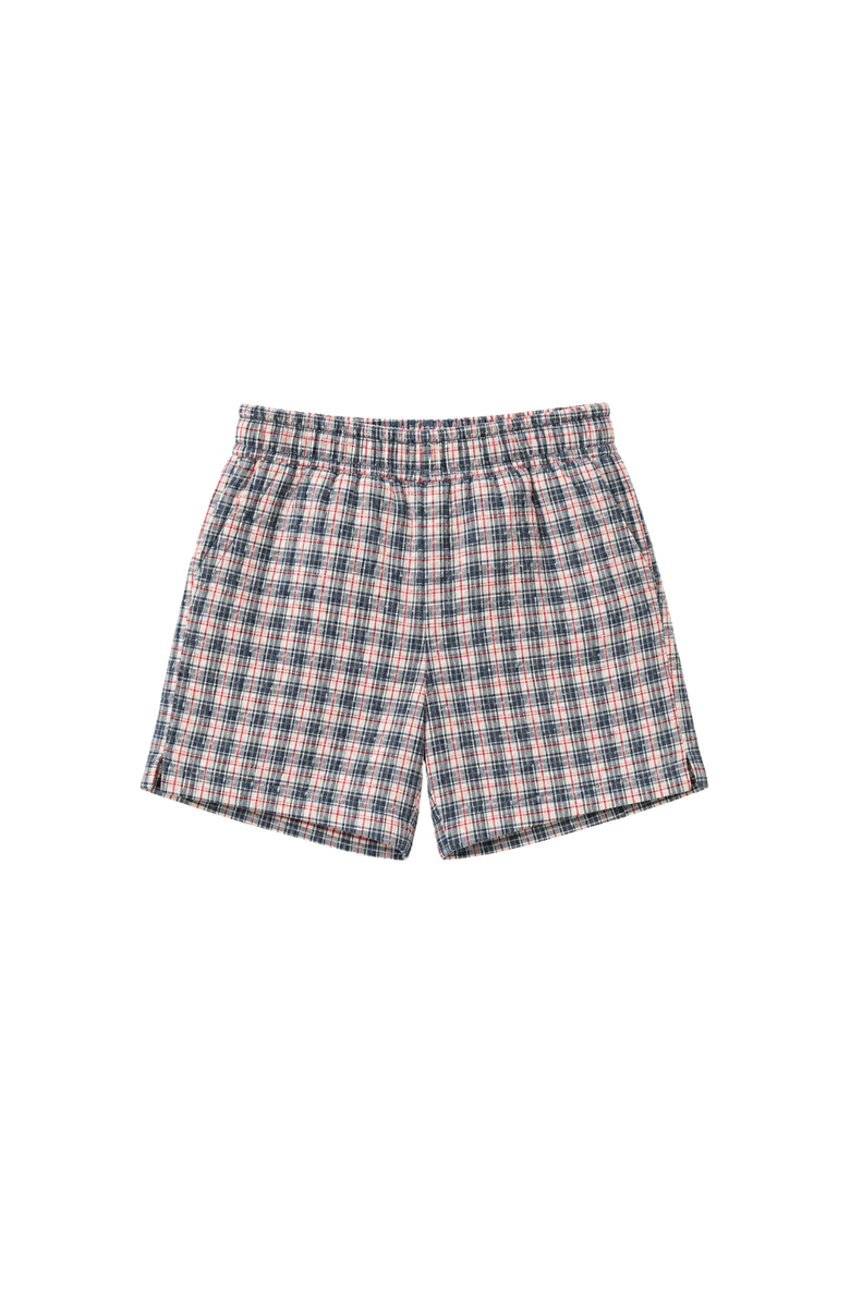 Little Paper Kids James Shorts, Main, color, Americana Plaid