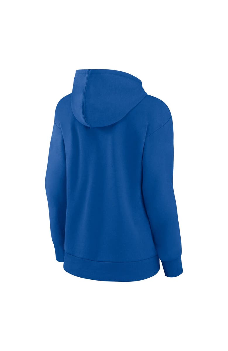 FANATICS Women's Fanatics Branded Royal Texas Rangers 2023 World Series Champions Plus Size Trophy Logo Pullover Hoodie, Alternate, color, 