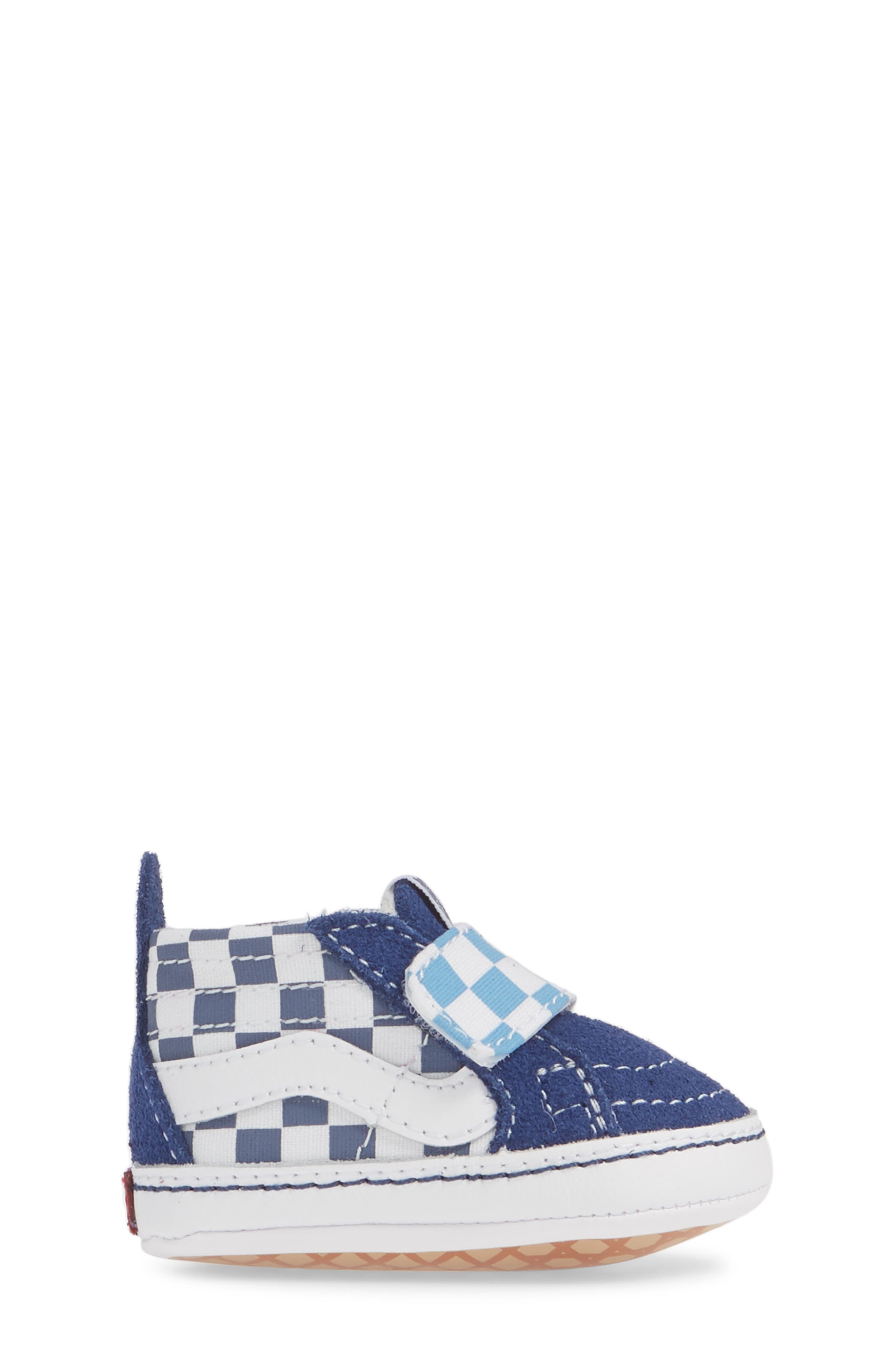 SK8-Hi Crib Sneaker, Alternate, color, TRUE NAVY/ BONNIE BLUE