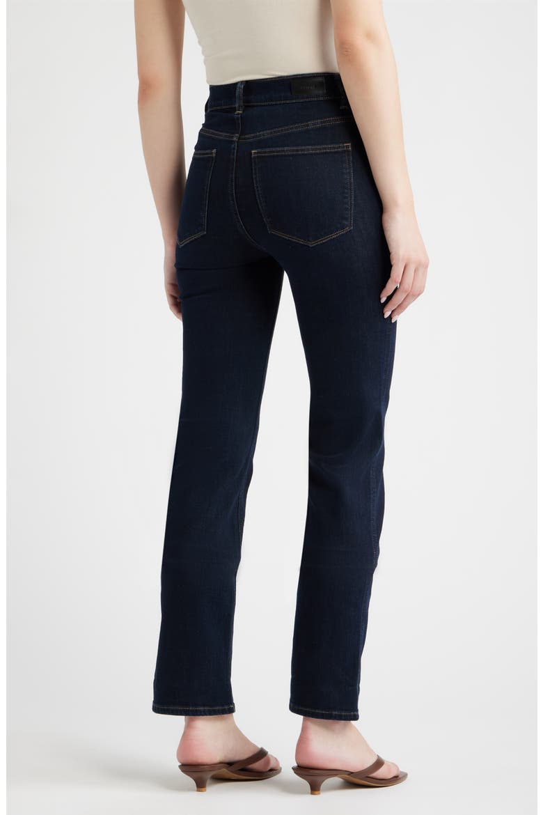 Halle Instasculpt™ High Waist Straight Leg Jeans, Alternate, color, HARVEST MOON CUFFED