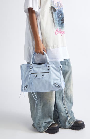 Medium Le City Leather Satchel