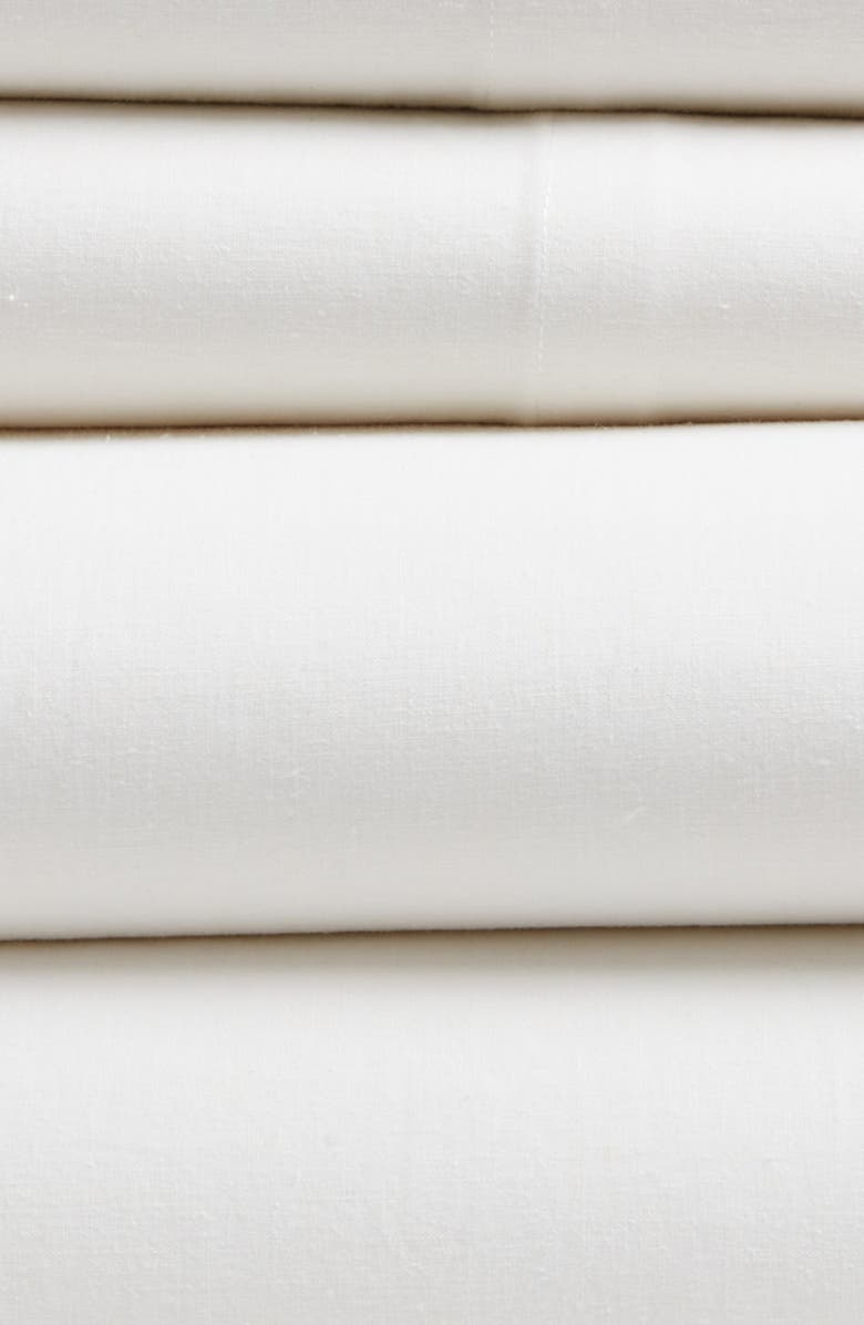 Nordstrom Cotton & Linen Sheet Set, Alternate, color, 