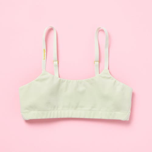 Yellowberry Kids'  Pipit Pima Cotton Bra In Mint