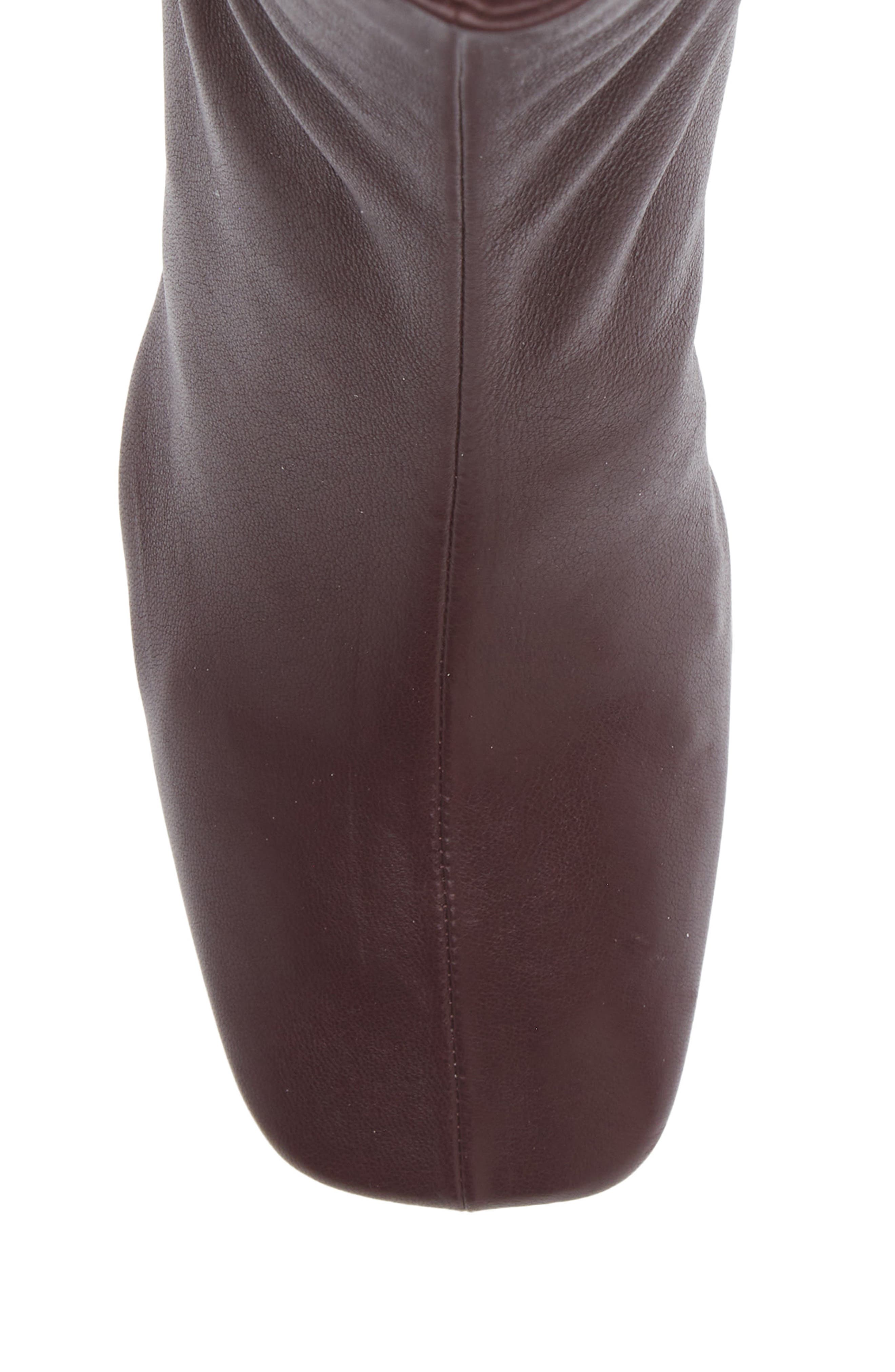 Dented Wedge Bootie, Alternate, color, 359 BORDEAUX