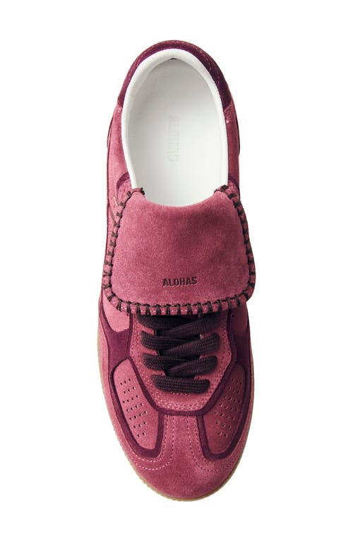 Alohas Tb.490 Club Suede Raspberry Leather Sneakers Raspberry In Pink
