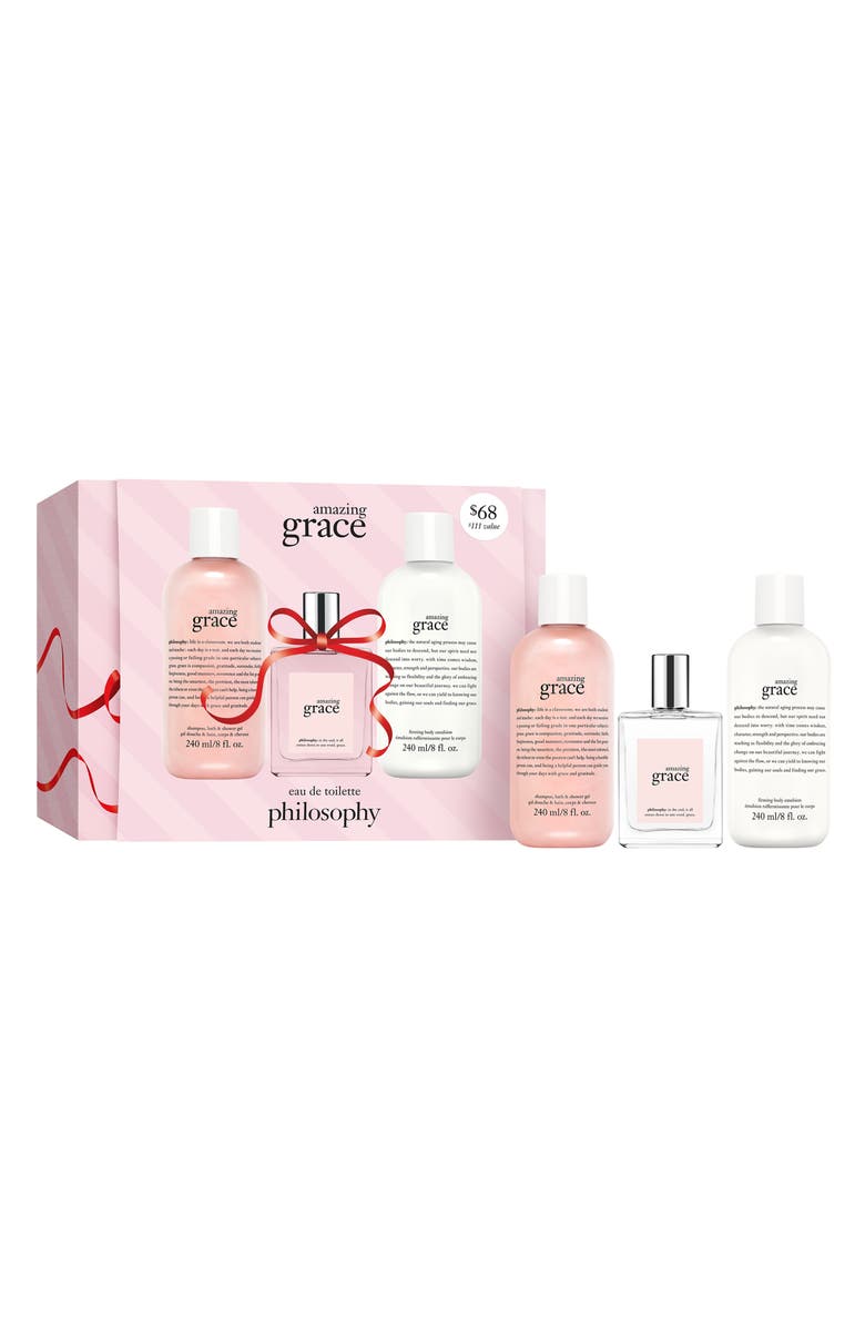 philosophy Amazing Grace Fragrance Set $111 Value, Main, color, 