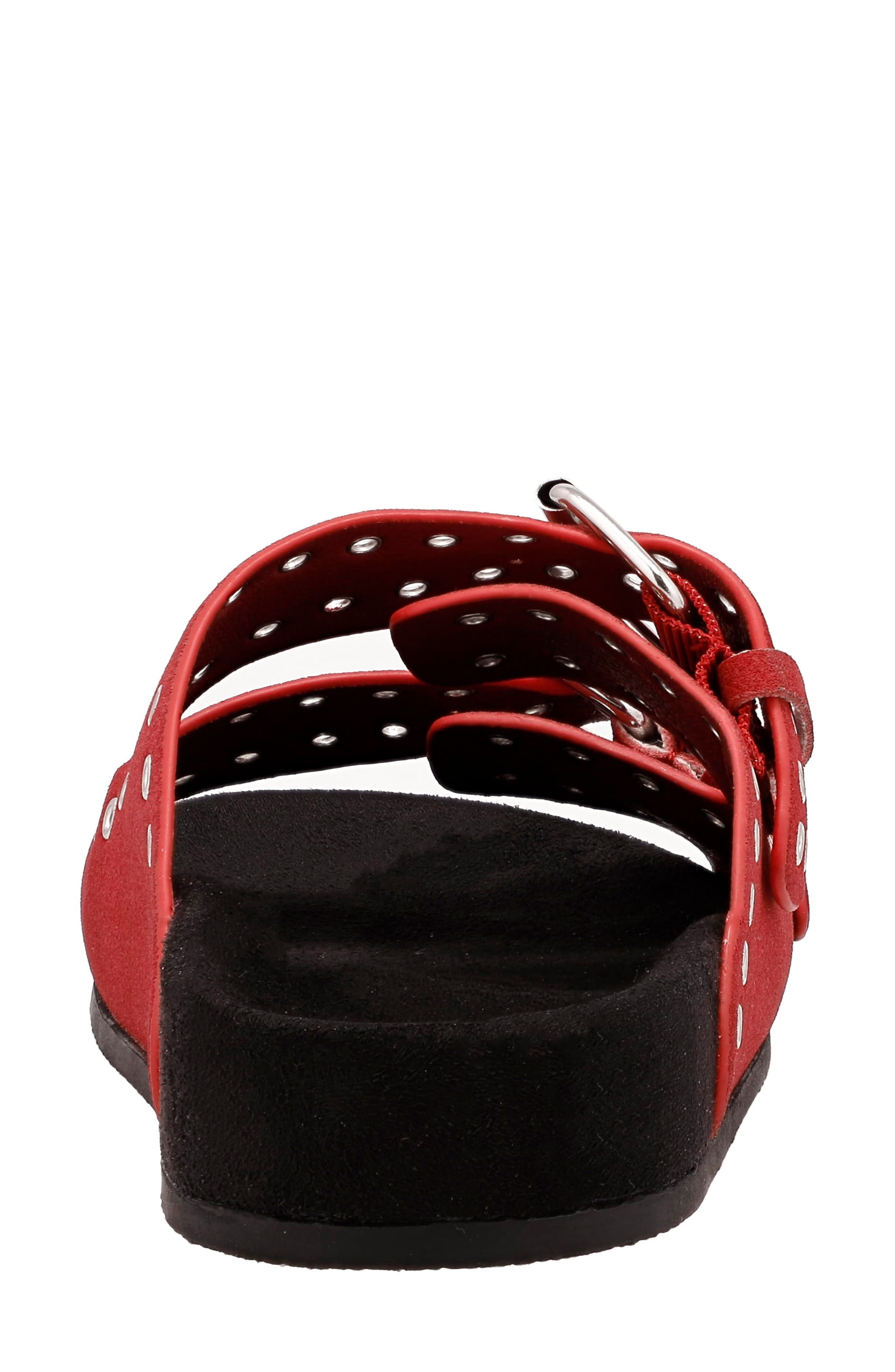 MIA Brooklyn Slide Sandal, Alternate, color, Red