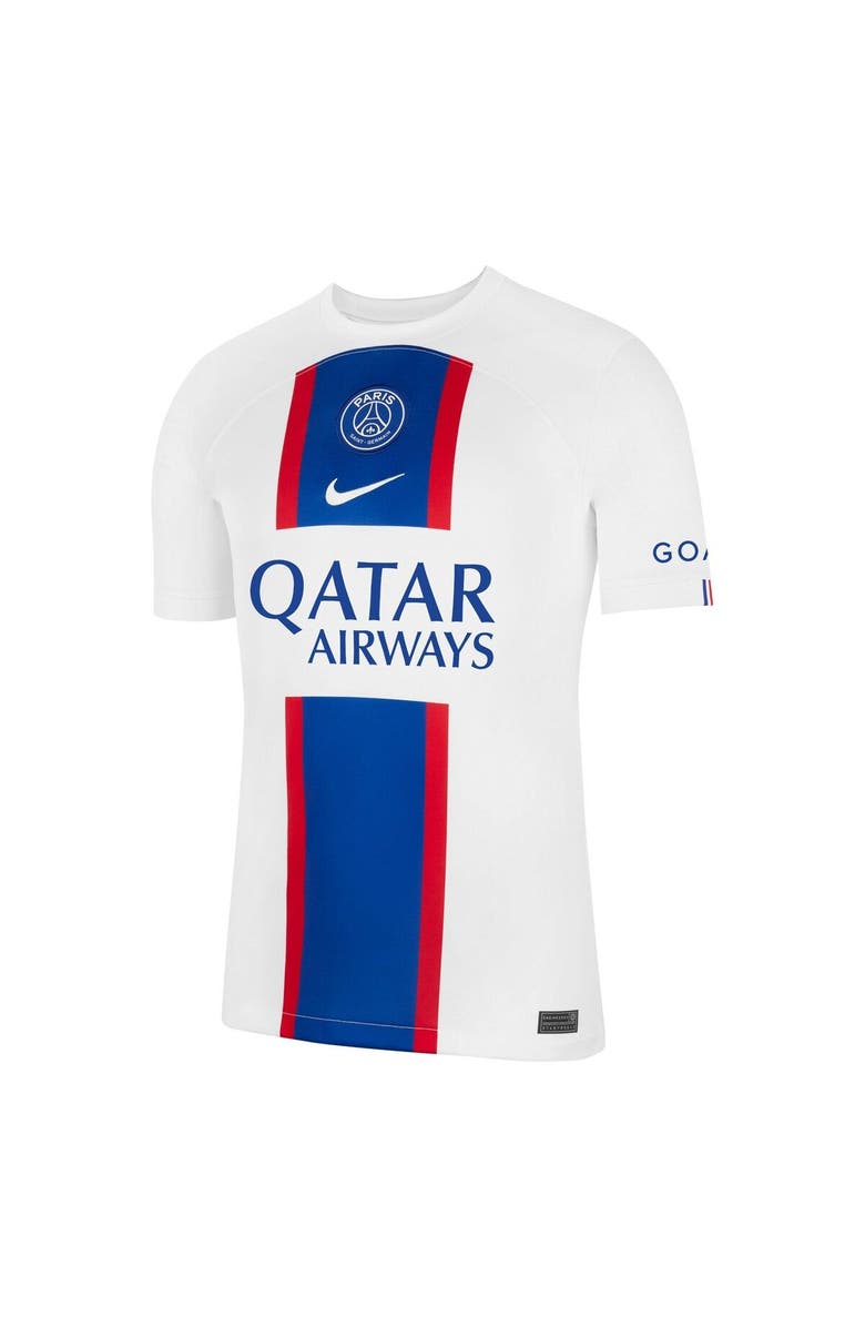 Nike Men's Nike Neymar Jr. White Paris Saint-Germain 2022/23 Third Breathe Stadium Replica Player Jersey, Alternate, color,