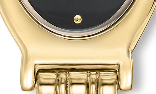 Ettika Classic Oval Dial Two-tone Bracelet Watch In Gold