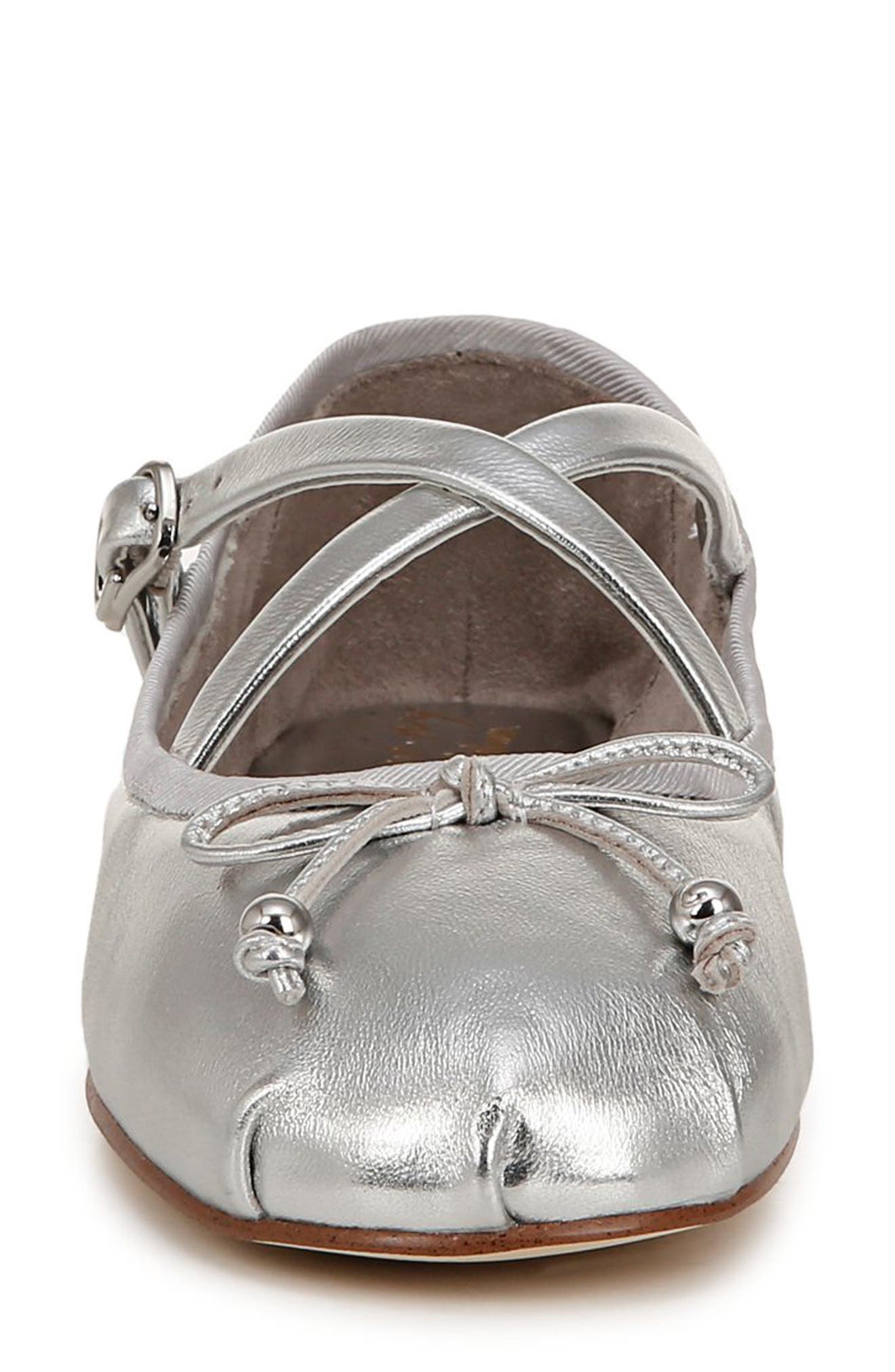 Zuri Ballet Flat, Alternate, color, SOFT SILVER