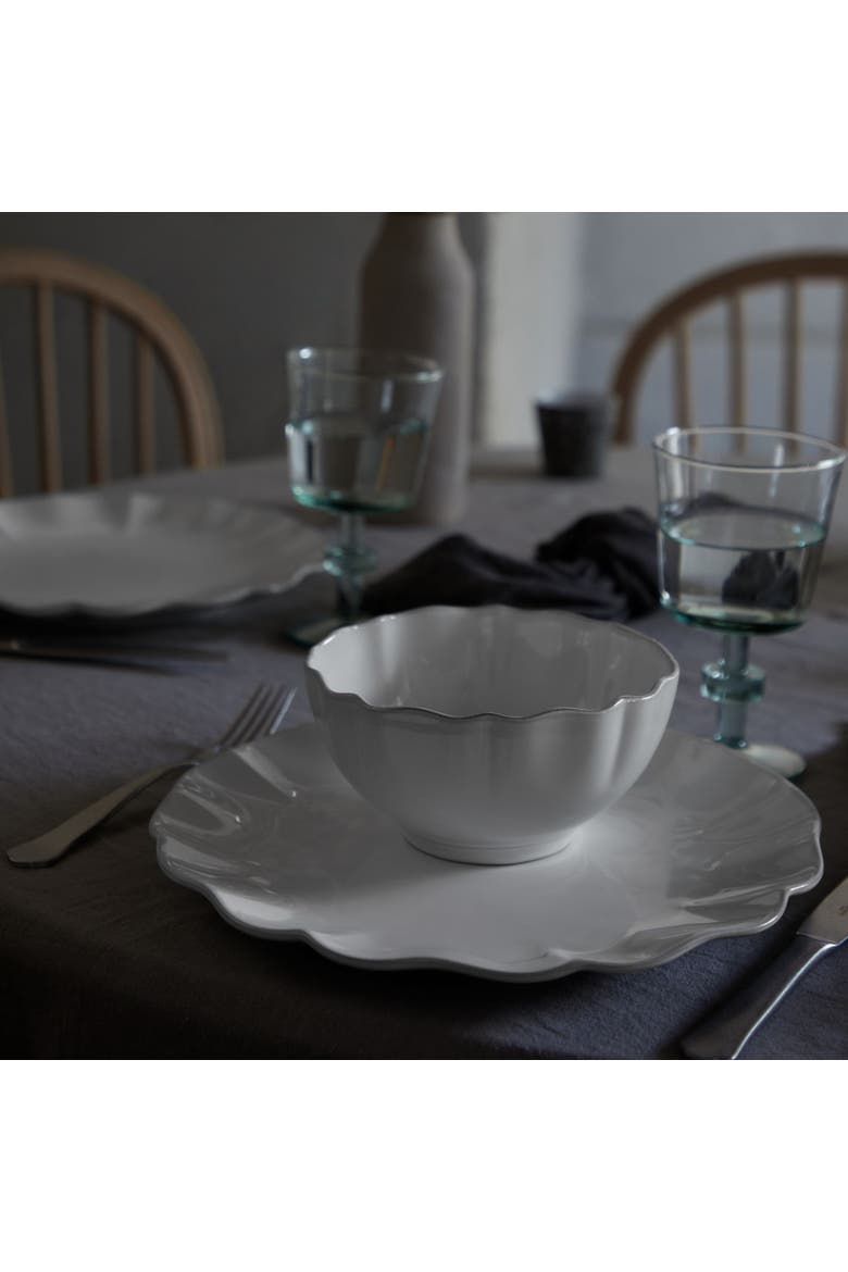 Rosa Set/6 cereal bowls, Alternate, color, White