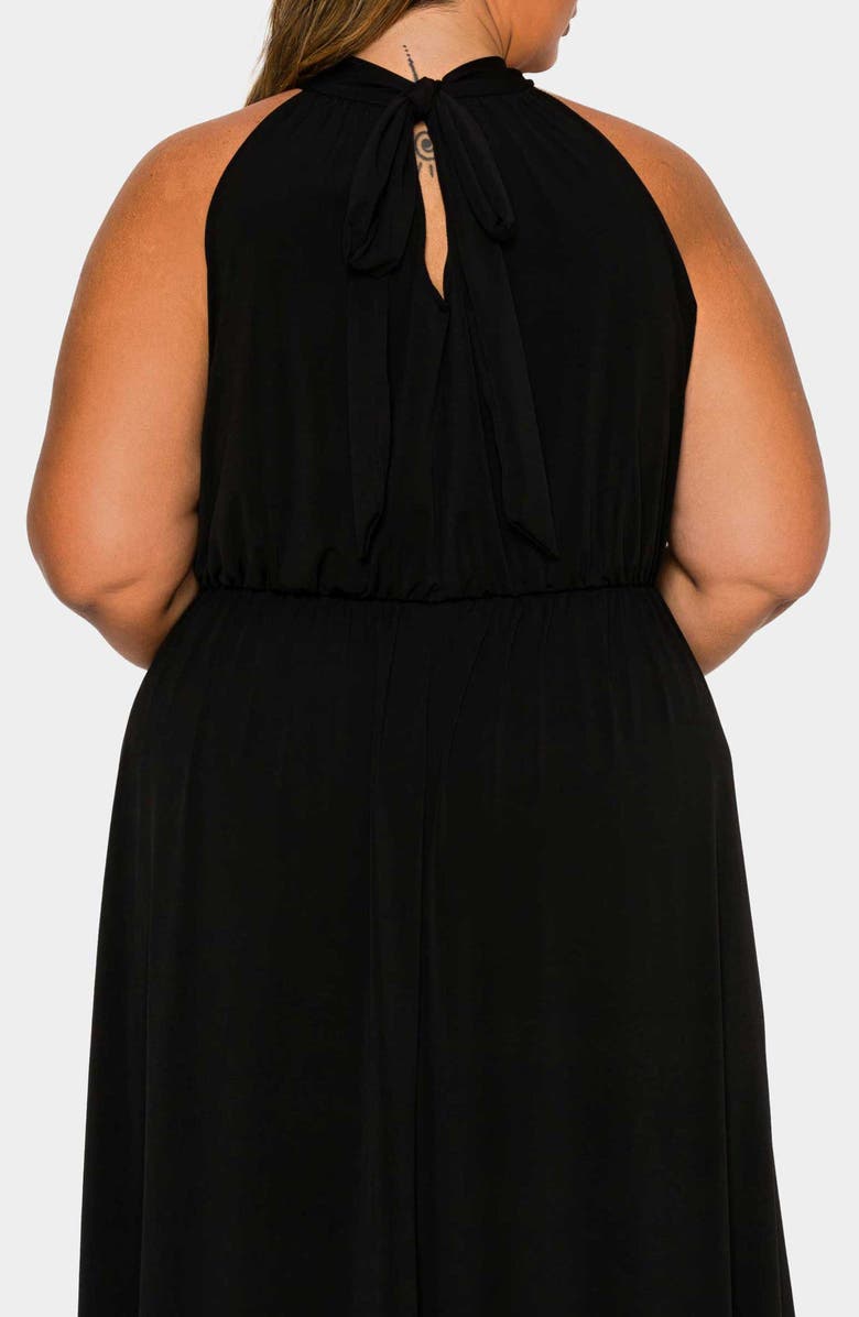 L I V D Cassia Maxi Dress, Alternate, color, Black