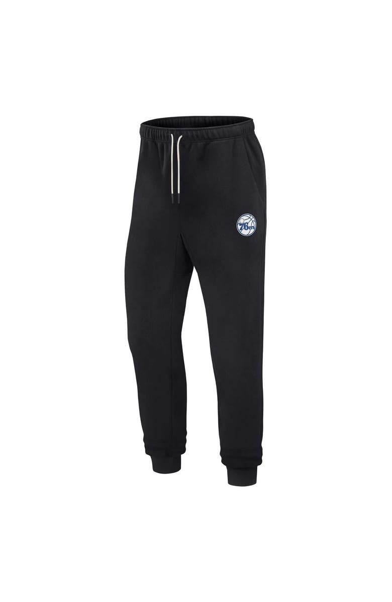 Fanatics Signature Unisex Fanatics Signature Black Philadelphia 76ers Elements Super Soft Fleece Jogger, Alternate, color, Black