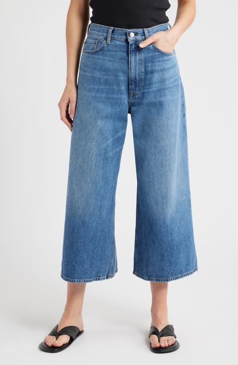 COS Wide-Leg High-Rise Jeans in LIGHT BLUE | endource