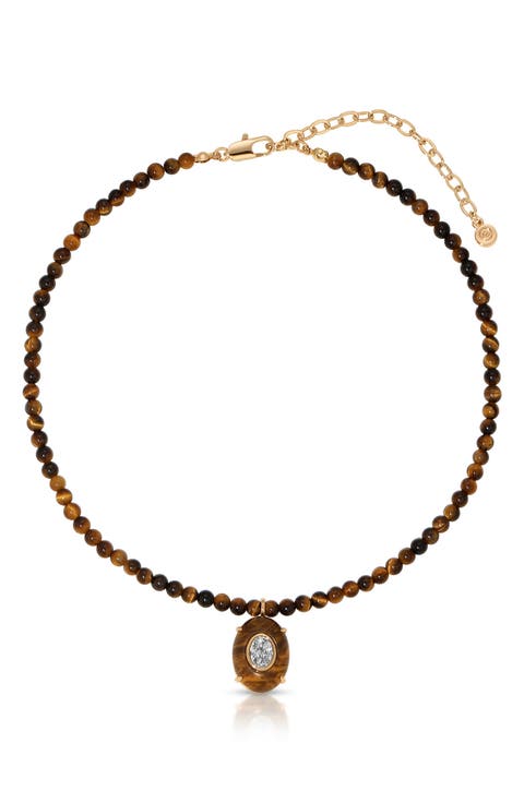 Beaded Pendant Necklace