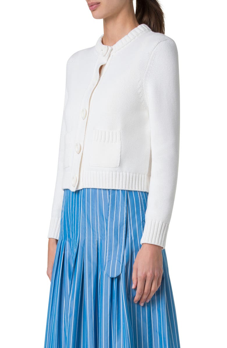 Akris punto Chunky Cardigan, Alternate, color, 