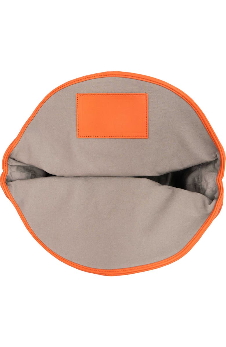 PERRIN PARIS Le Panier Handbag Raphia Flame, Alternate, color, Raphia Beige / Flamme