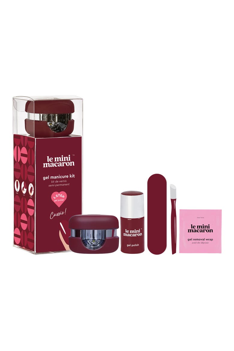 Gel Manicure Kit, Main, color, CASSIS