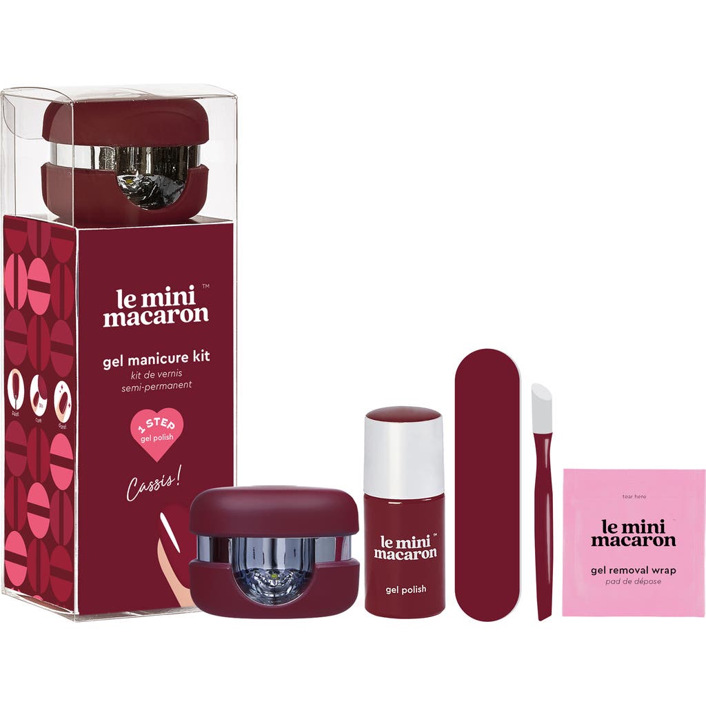 Le Mini Macaron Gel Manicure Kit in Cassis  product