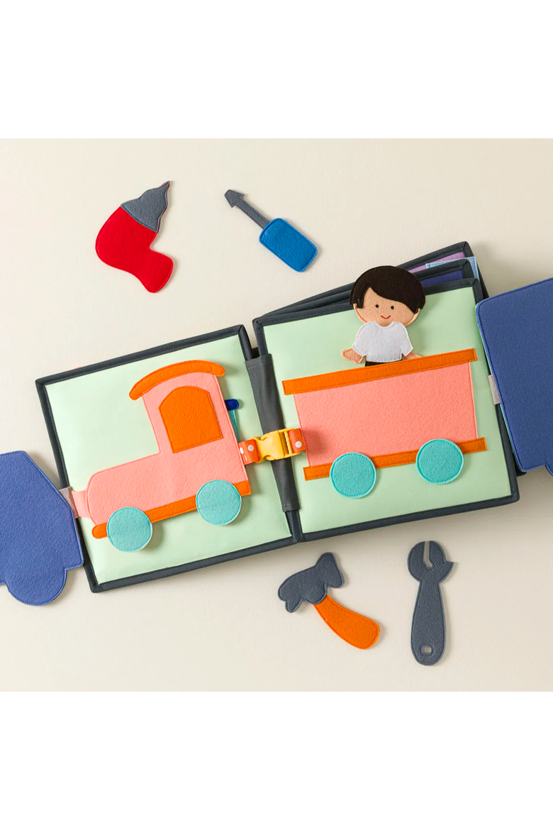 Pretend Play Busy Books by Educating AMY, Alternate, color, Little Mechanic