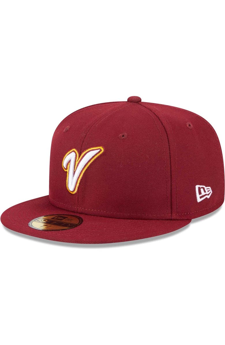 New Era Men's New Era Red Venezuela Baseball 2023 World Baseball Classic 59FIFTY Fitted Hat, Alternate, color,