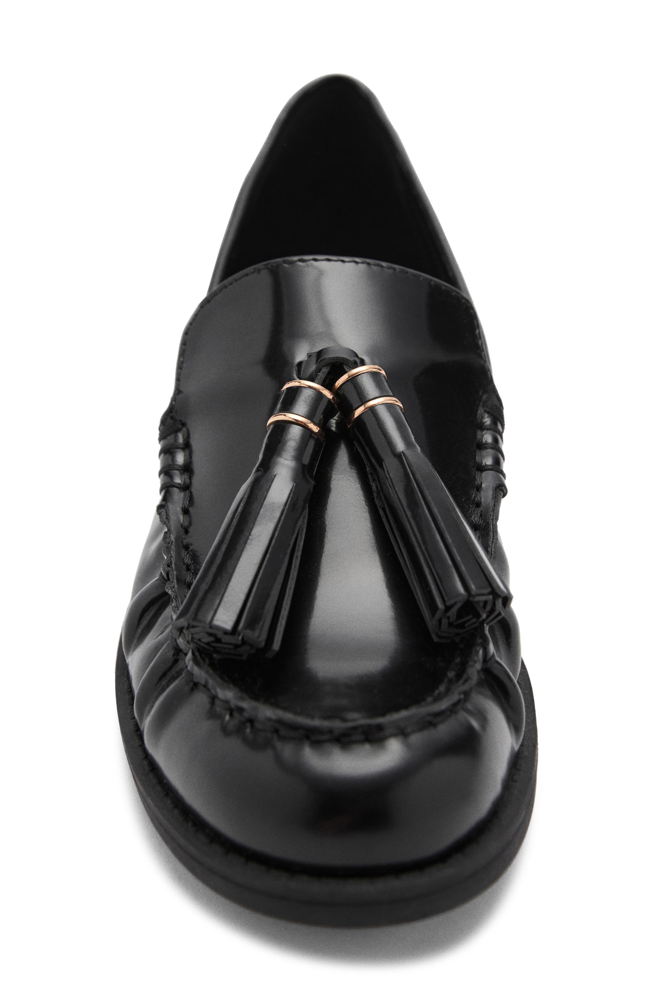 MANGO Two Tassel Loafer, Alternate, color, 